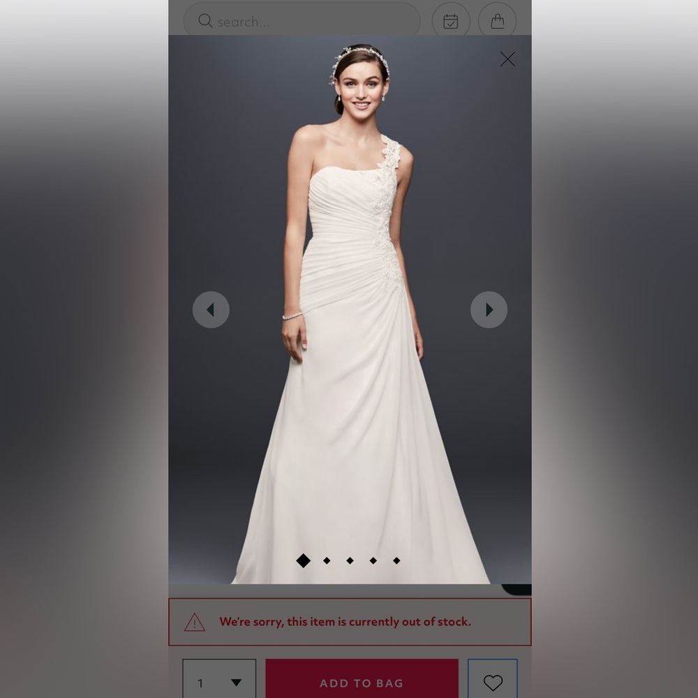 DAVID'S BRIDAL COLLECTION
STYLE# V3398